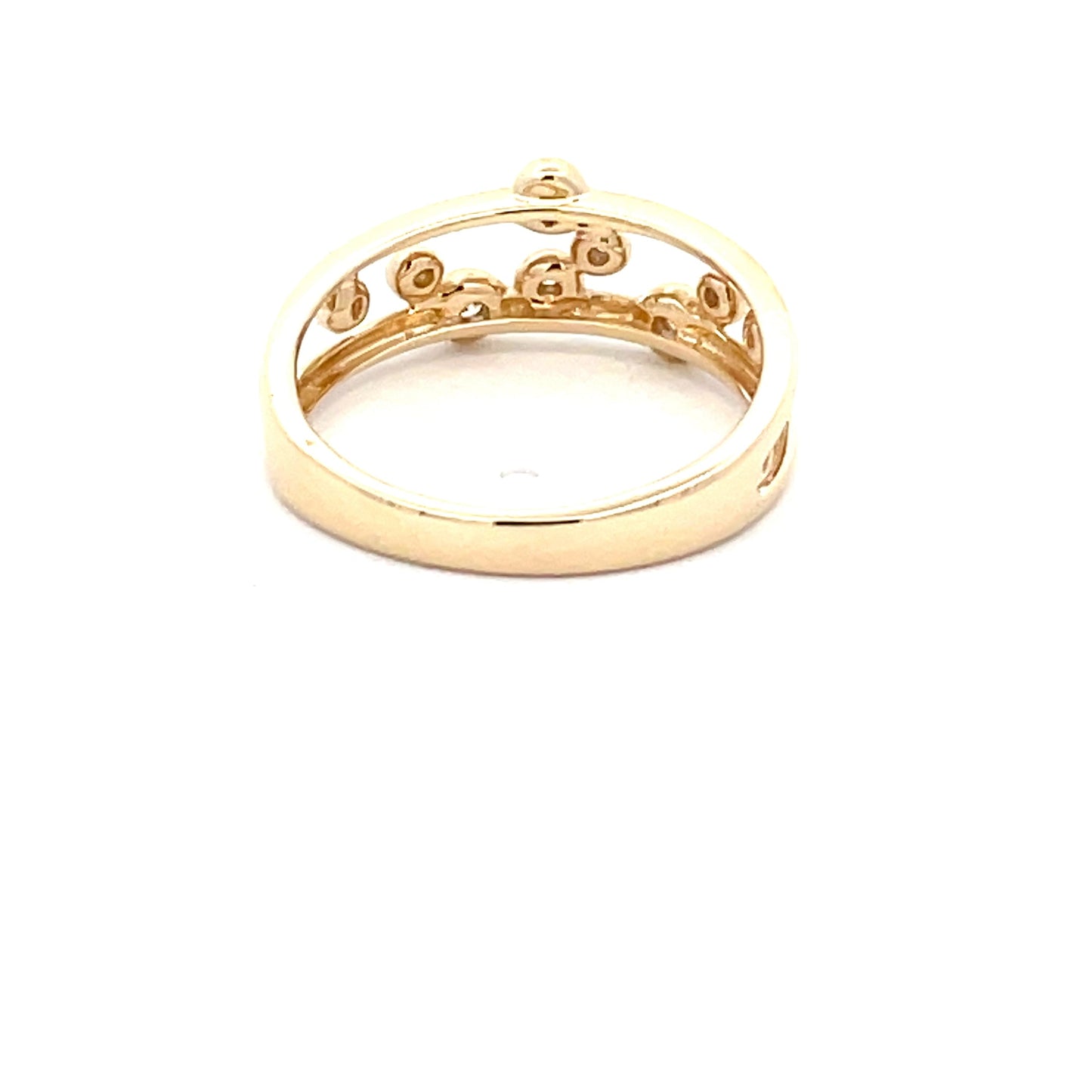Round Brilliant Cut Diamond Bubble Style Ring Gardiner Brothers
