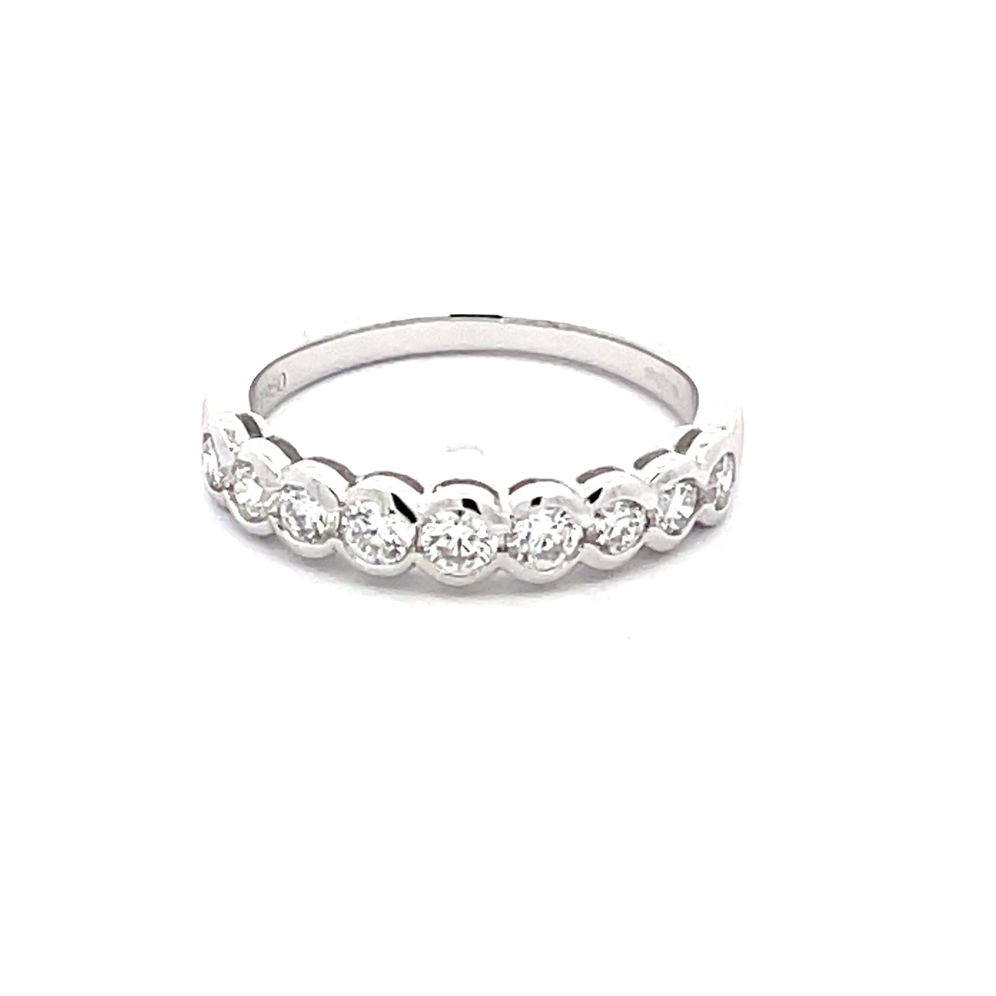 Round Brilliant Cut 9 Stone Diamond Eternity Style Ring Gardiner Brothers
