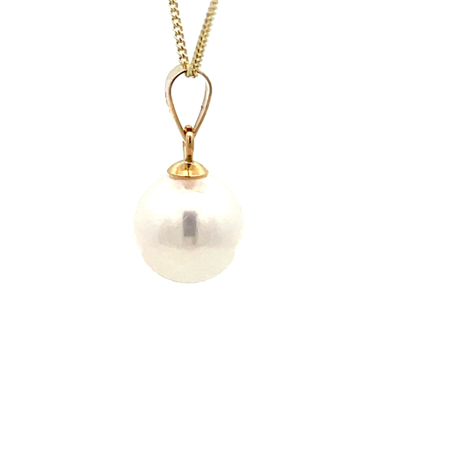 Yellow GOLD AKOYA PEARL PENDANT Gardiner Brothers
