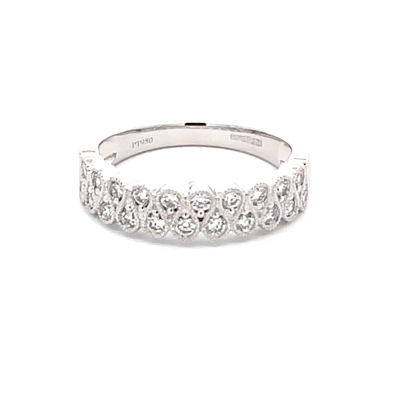 Round Brilliant Cut Vintage Style Diamond Dress Ring Gardiner Brothers
