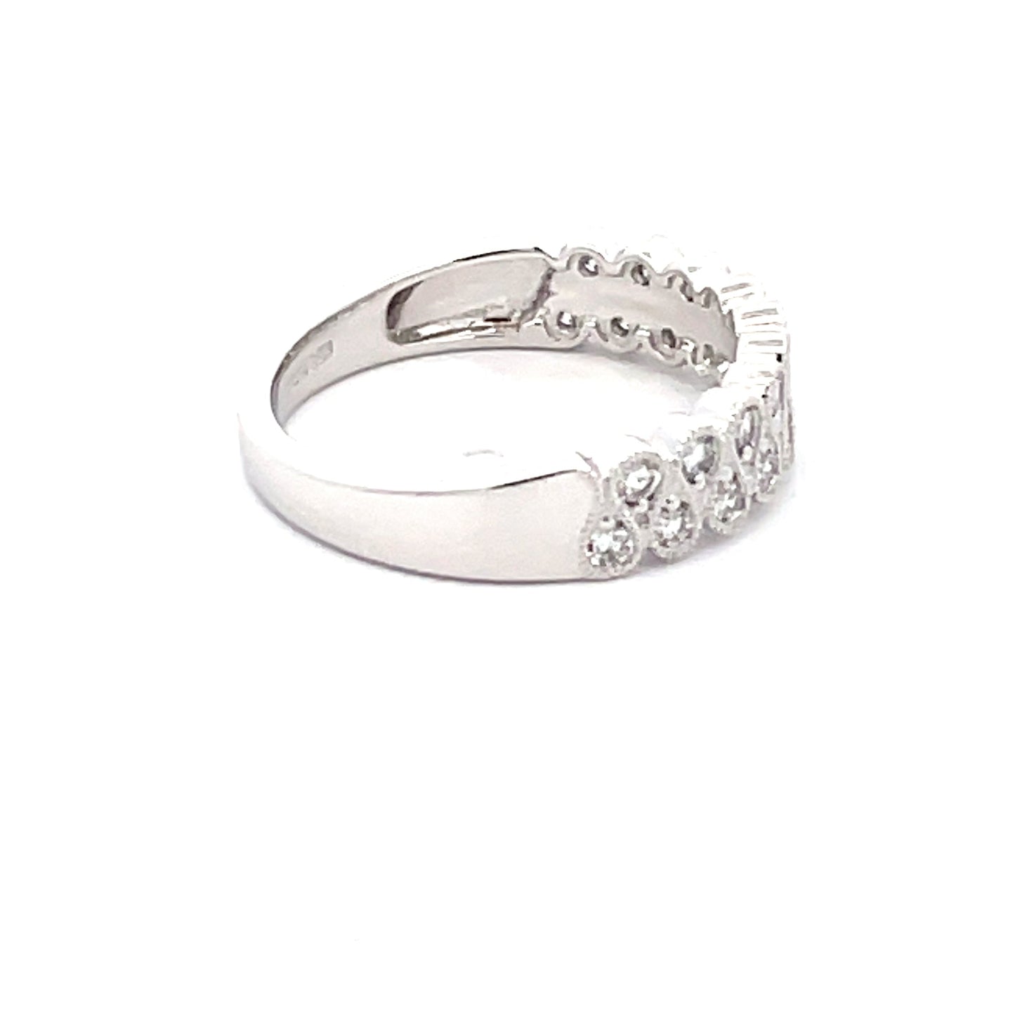 Round Brilliant Cut Vintage Style Diamond Dress Ring Gardiner Brothers
