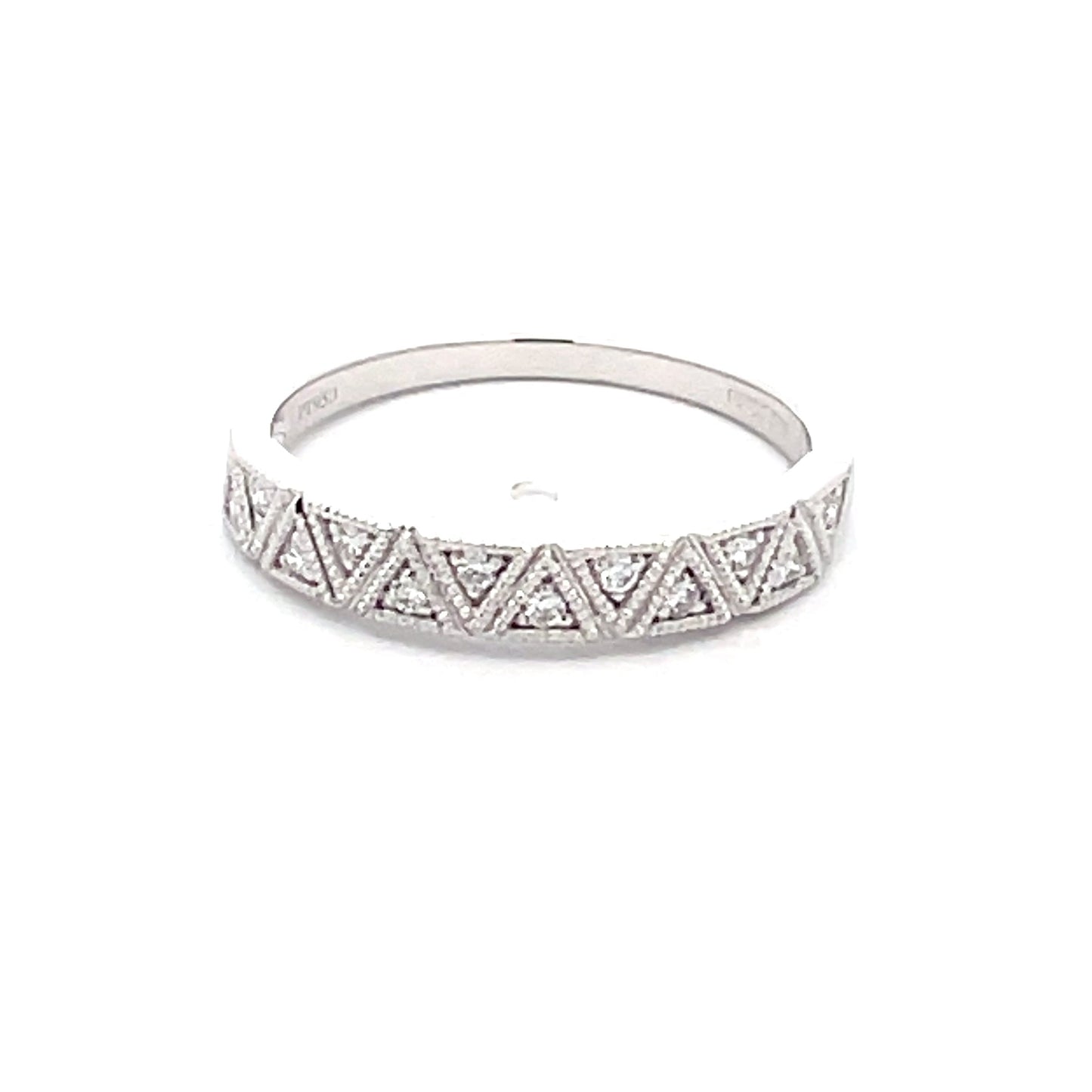 Diamond Triangular Setting Dress Ring Gardiner Brothers