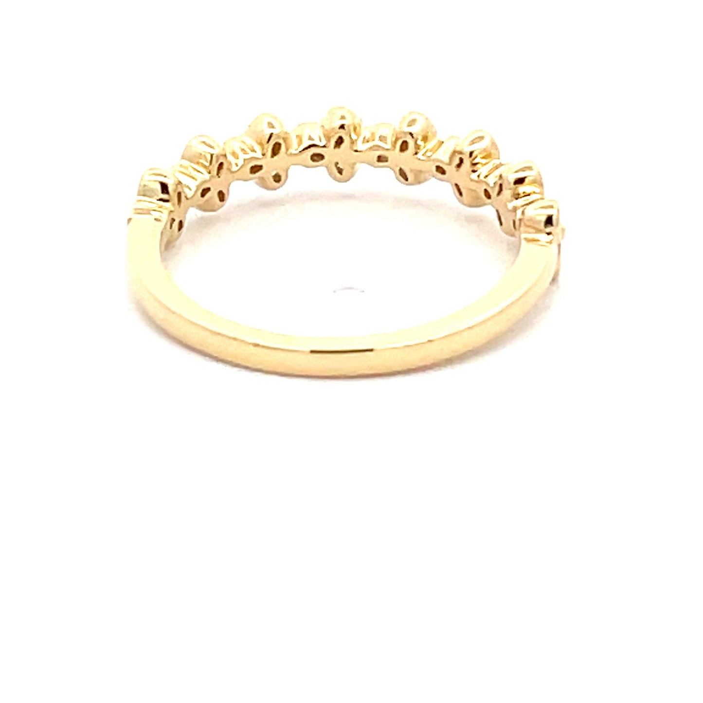 Round Brilliant Cut Diamond Floral Style Dress ring Gardiner Brothers
