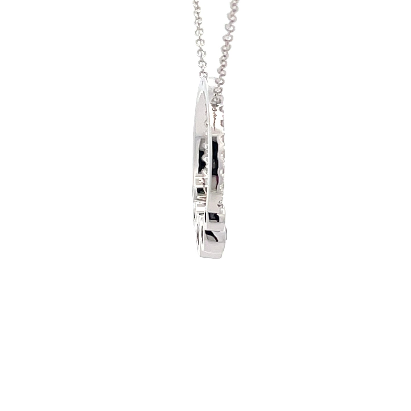 Round Brilliant Cut Diamond Graduated Circle Pendant Gardiner Brothers