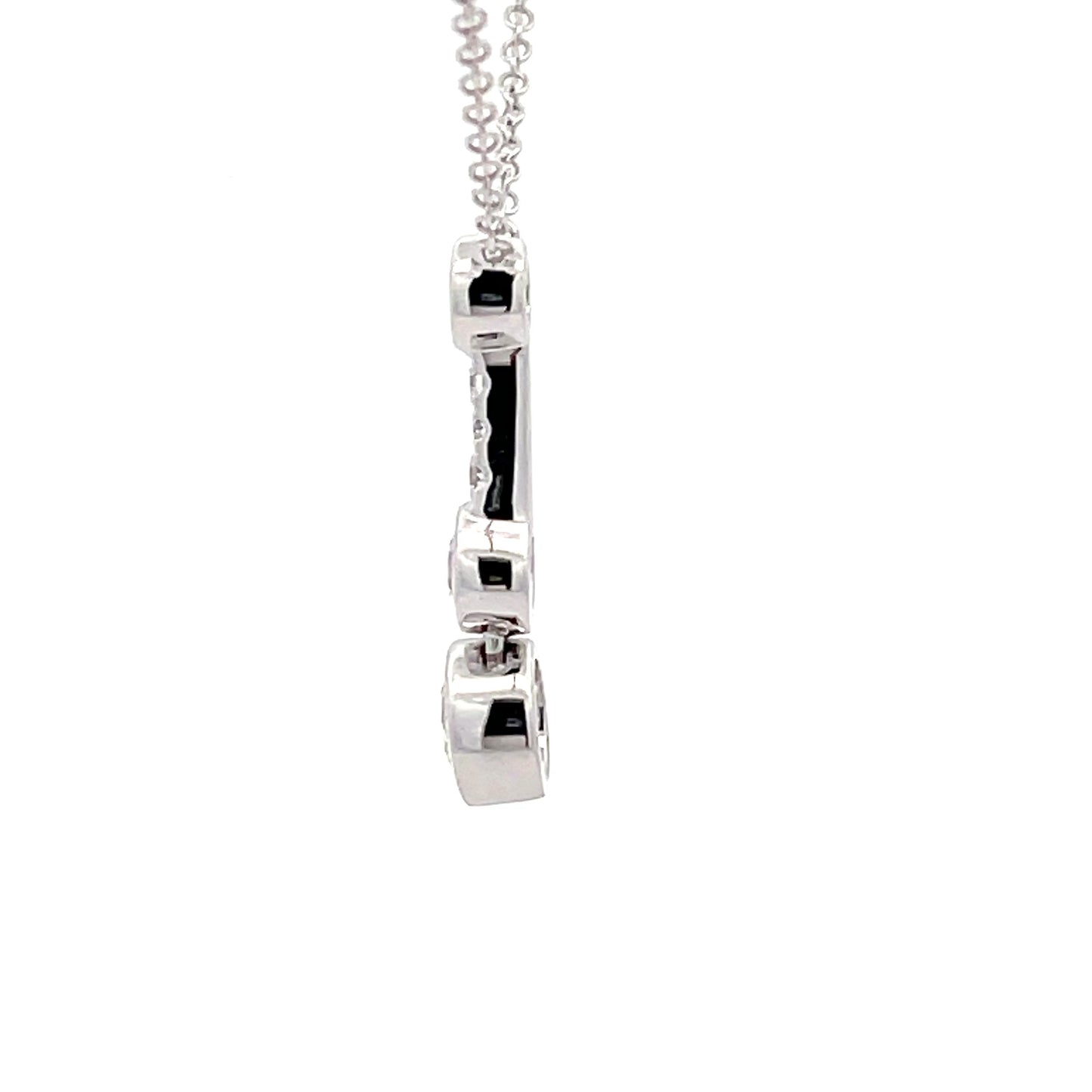 Round Brilliant Cut Diamond Drop Style Pendant Gardiner Brothers