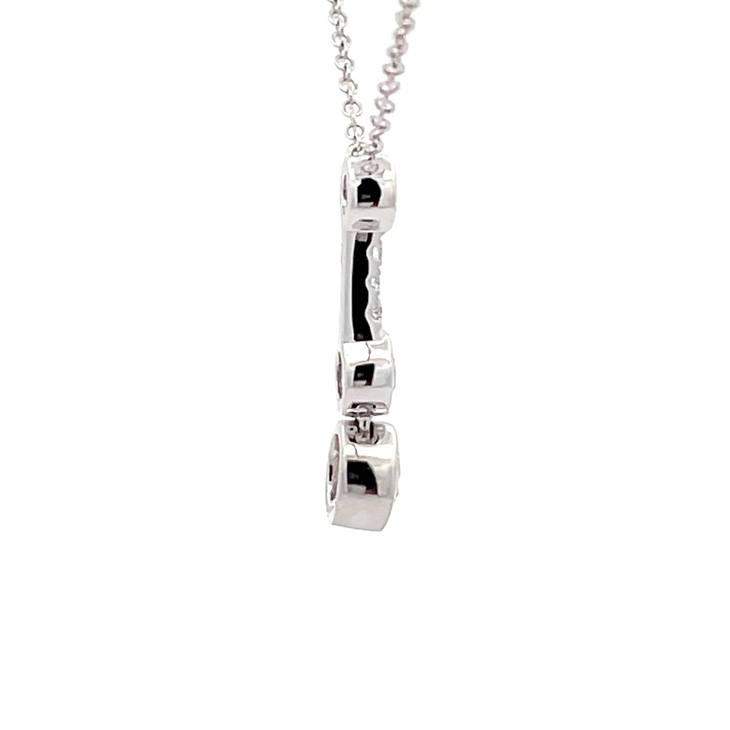 Round Brilliant Cut Diamond Drop Style Pendant Gardiner Brothers