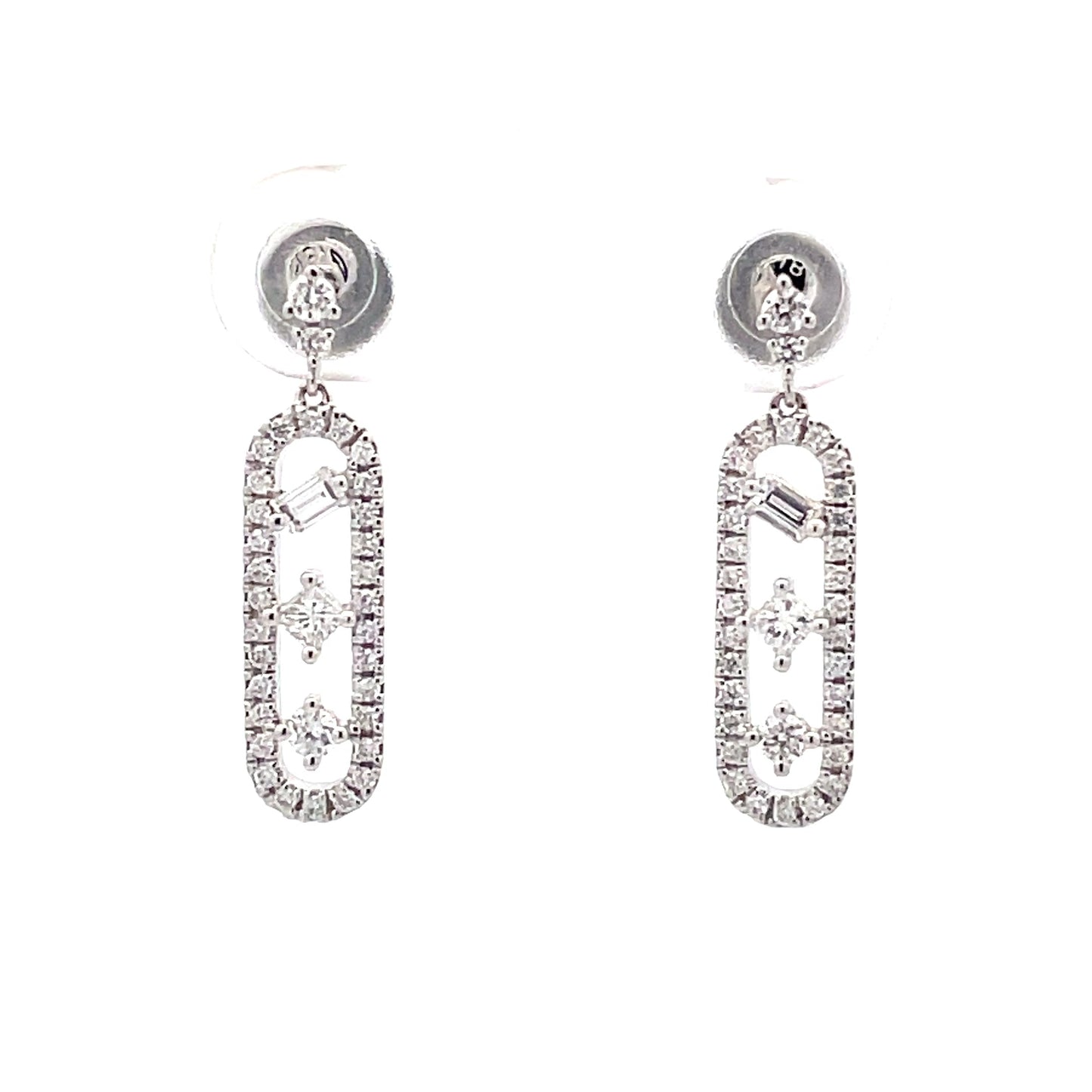 Diamond Fancy Style Drop Earrings Gardiner Brothers