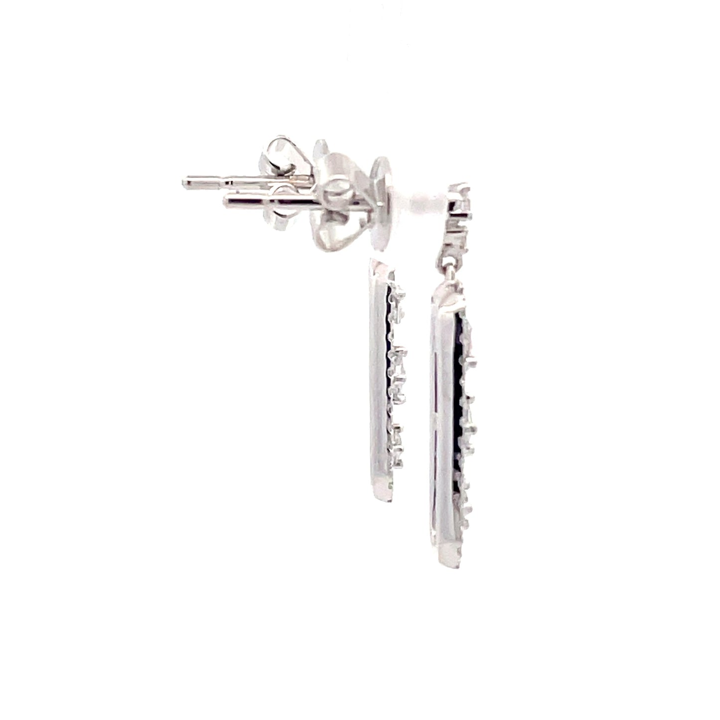 Diamond Fancy Style Drop Earrings Gardiner Brothers