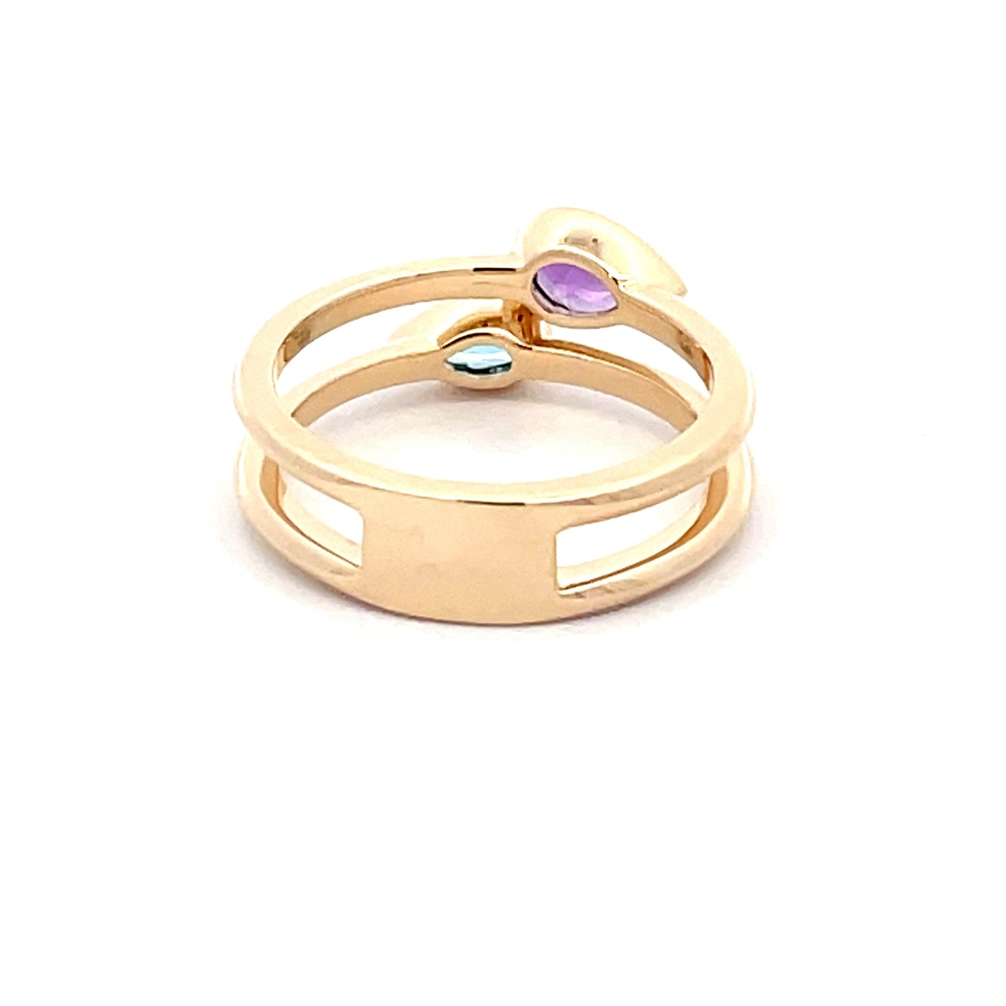 Amethyst and Topaz Ring Gardiner Brothers