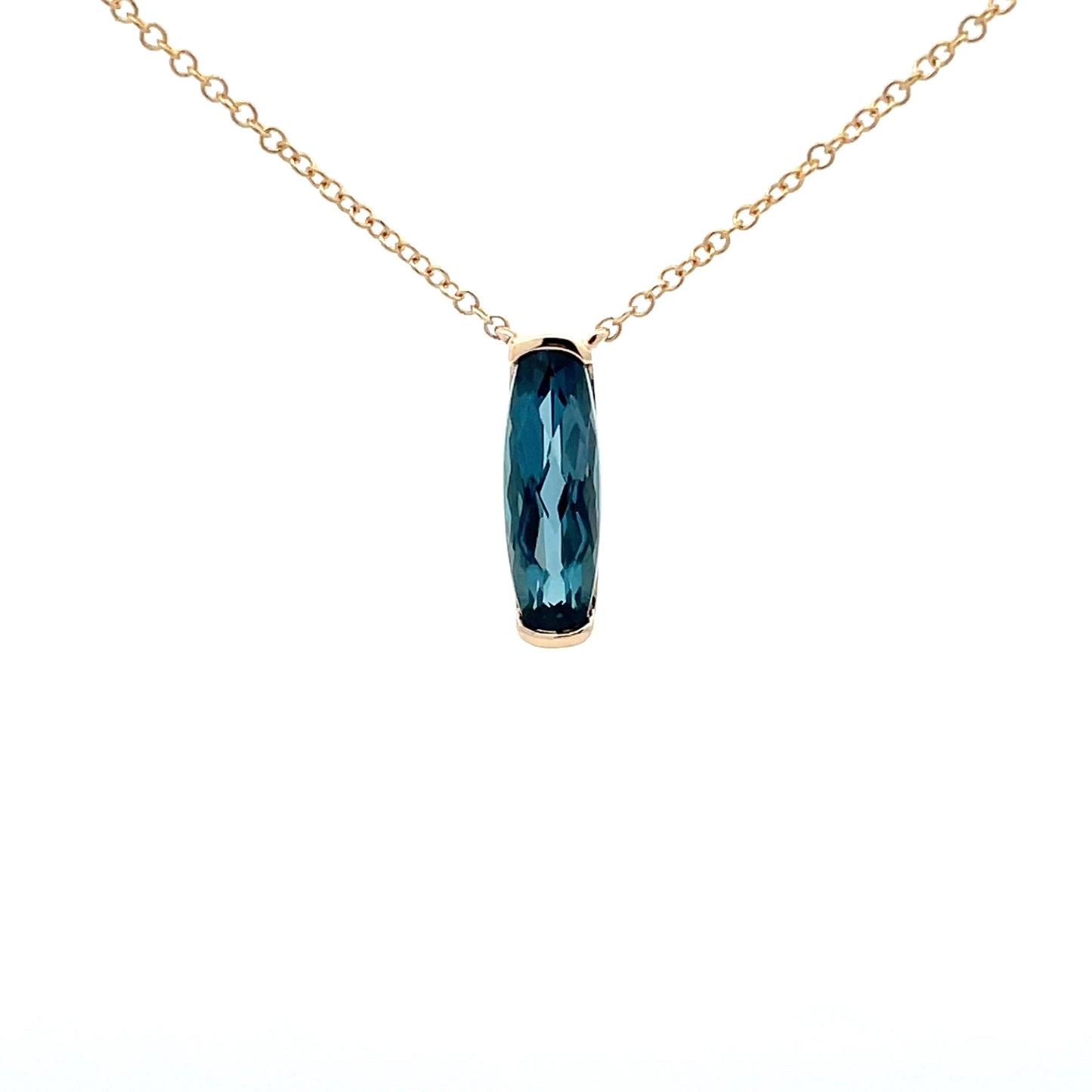 London Blue Topaz Pendant Gardiner Brothers