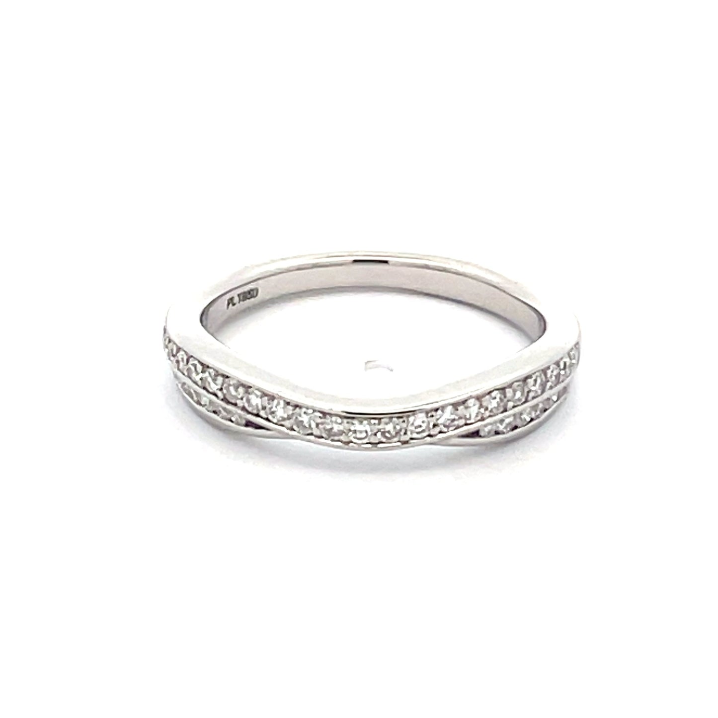 Round Brilliant Cut Diamond Bow Shaped Ring Gardiner Brothers