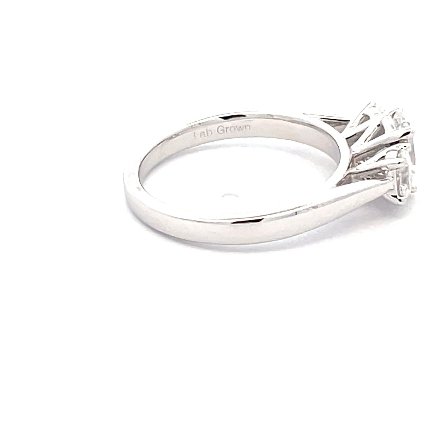 Lab Grown Oval Shaped Diamond 3 Stone Ring - 1.13cts Gardiner Brothers