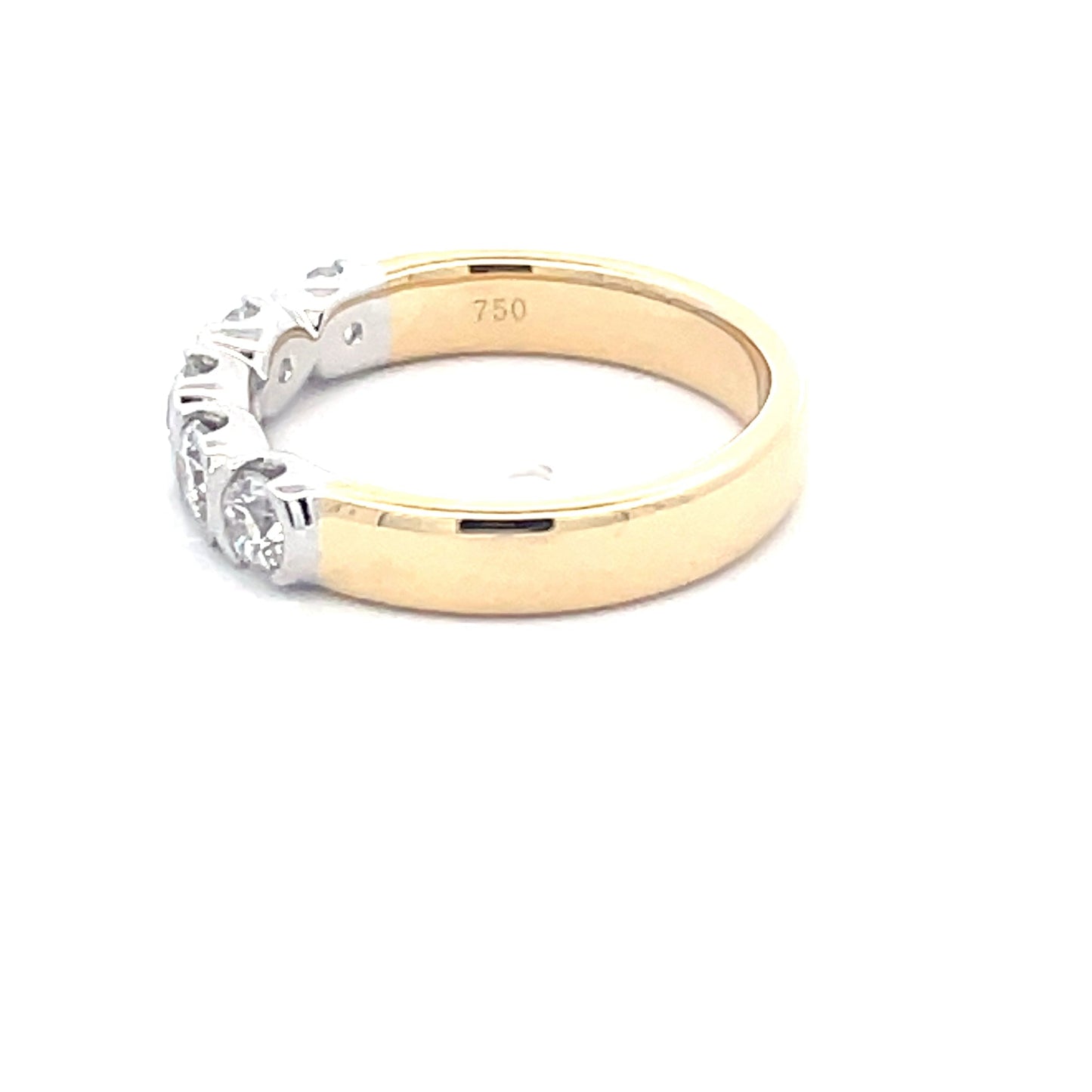Round Brilliant Cut Diamond 5 Stone Ring - 1.00cts Gardiner Brothers