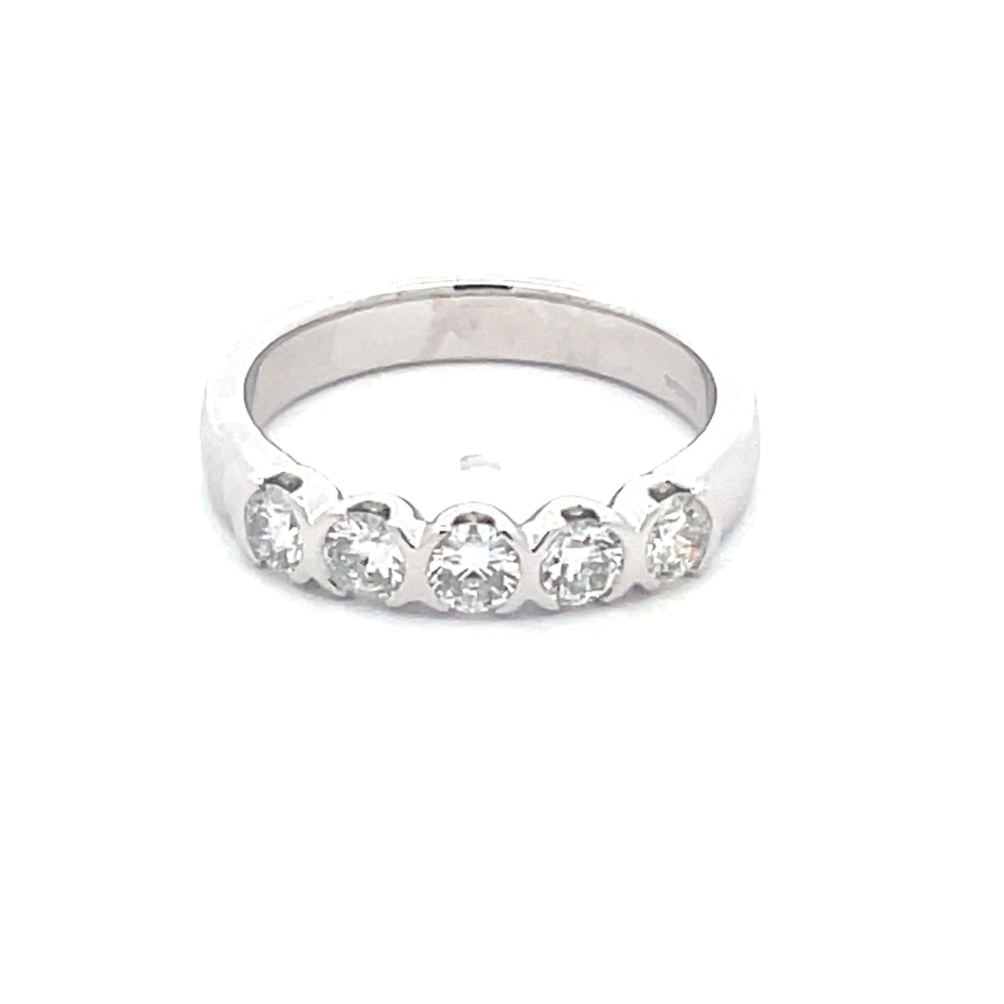 Round Brilliant Cut Diamond 5 Stone Ring - 0.75cts Gardiner Brothers