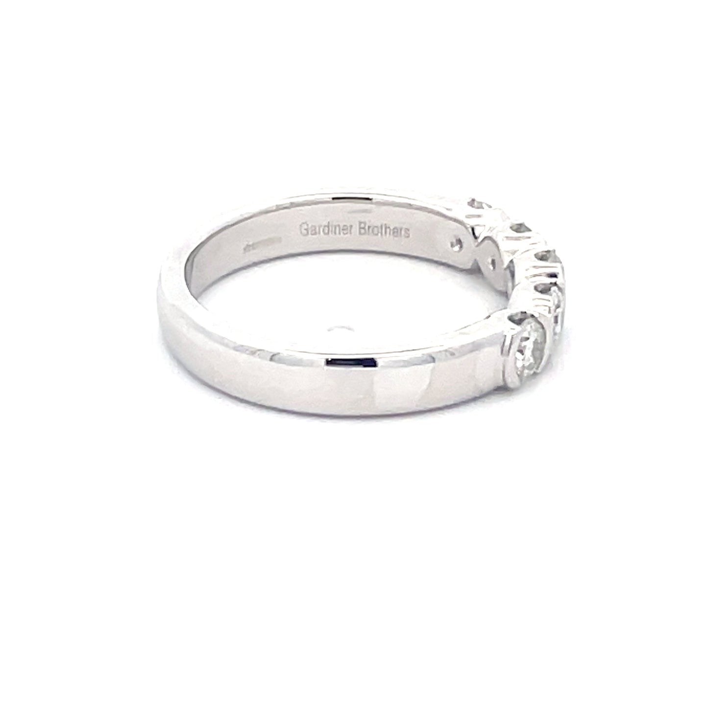 Round Brilliant Cut Diamond 5 Stone Ring - 0.75cts Gardiner Brothers