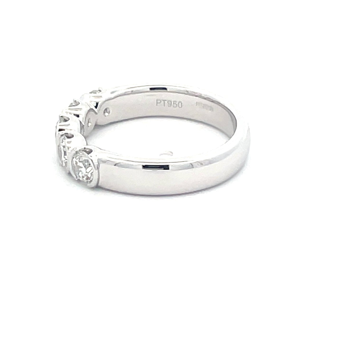 Round Brilliant Cut Diamond 5 Stone Ring - 1.00cts Gardiner Brothers