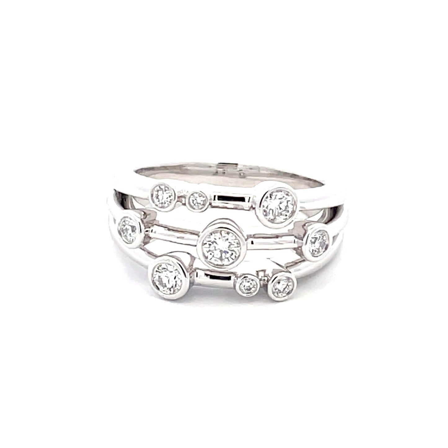 DIAMOND BUBBLE STYLE RING Gardiner Brothers
