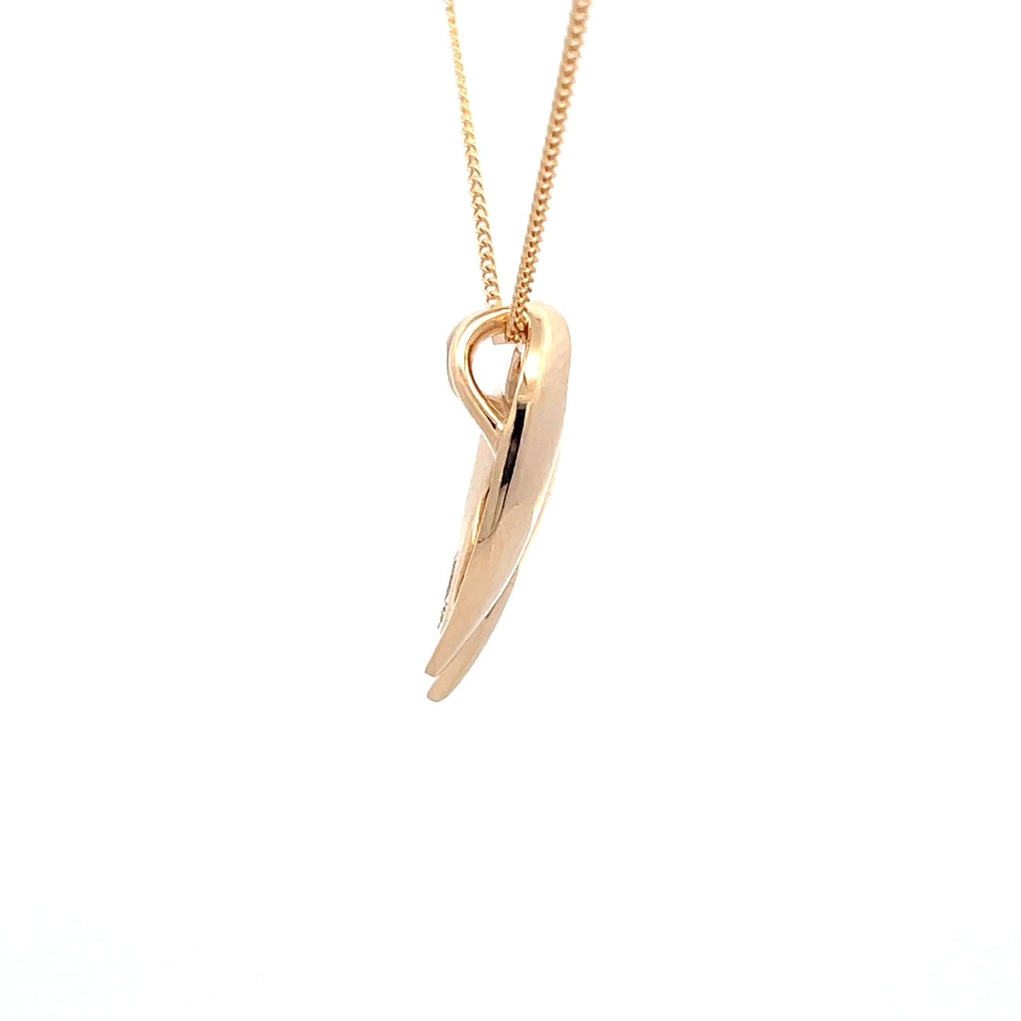 Yellow Gold Fancy heart Pendant Gardiner Brothers