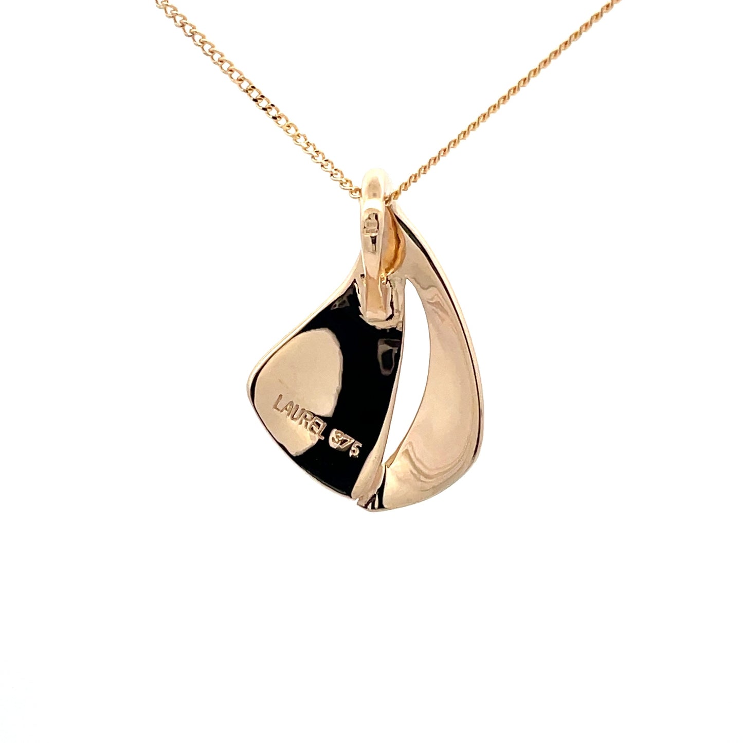Yellow Gold, Split Blade Style Pendant Gardiner Brothers