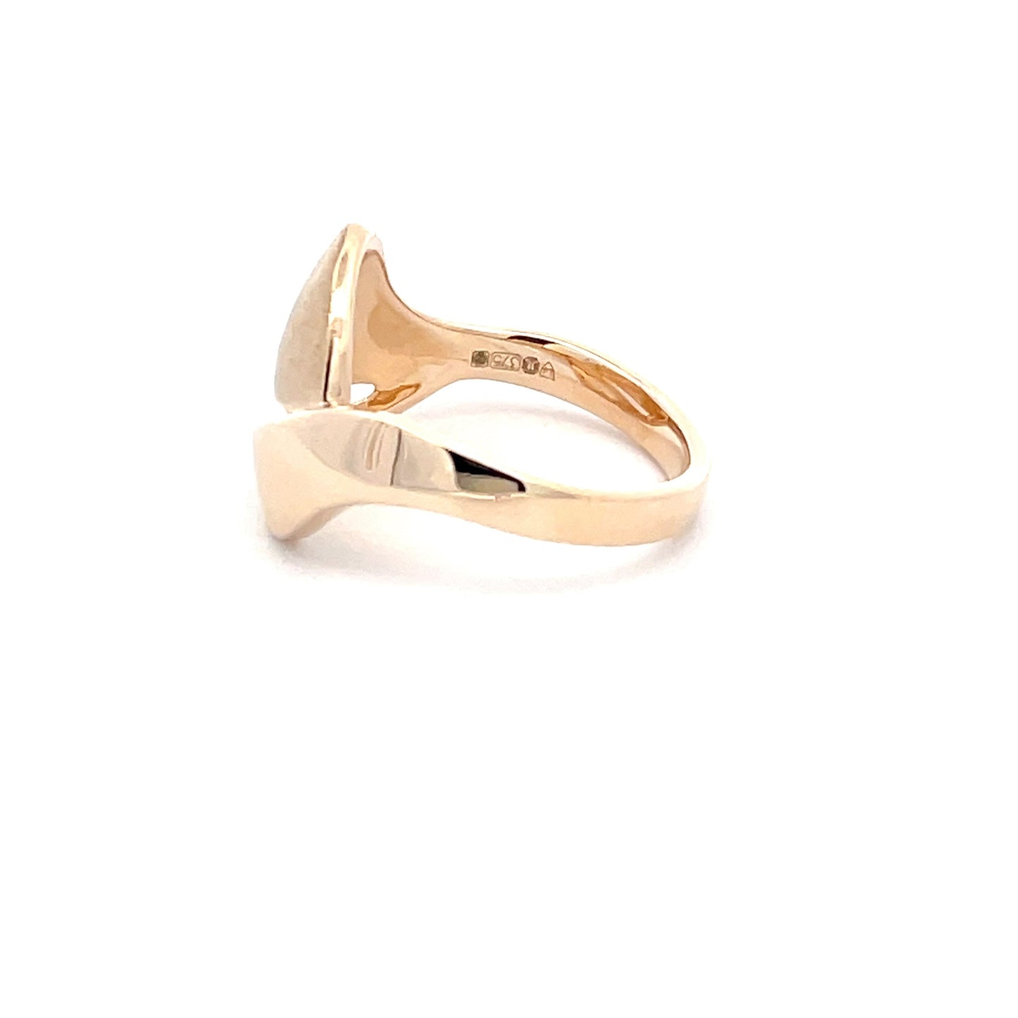 Yellow Gold Split Blade Ring Gardiner Brothers
