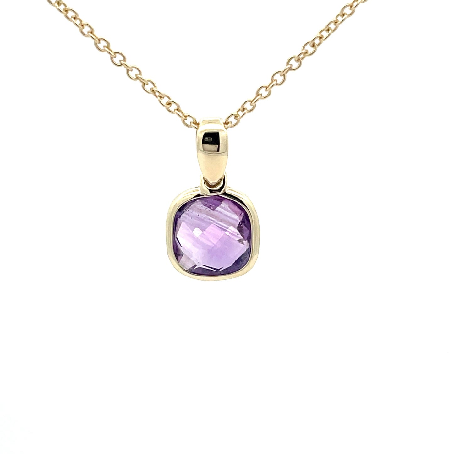 Yellow Gold and Amethyst Pendant Gardiner Brothers