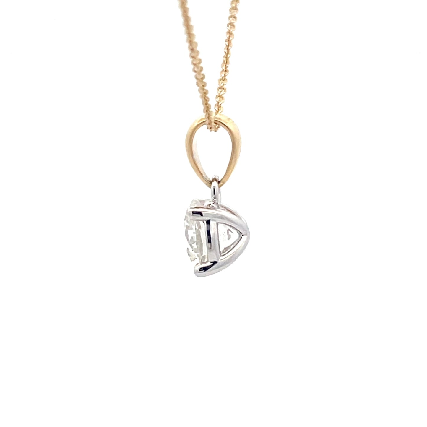 Round Brilliant Cut Diamond Solitaire Pendant - 1.13cts Gardiner Brothers
