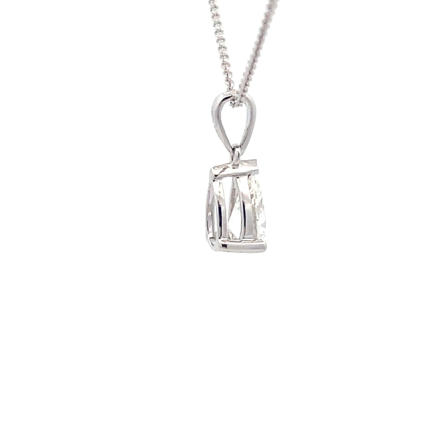 Pear Shaped Diamond Solitaire Pendant - 0.70cts Gardiner Brothers