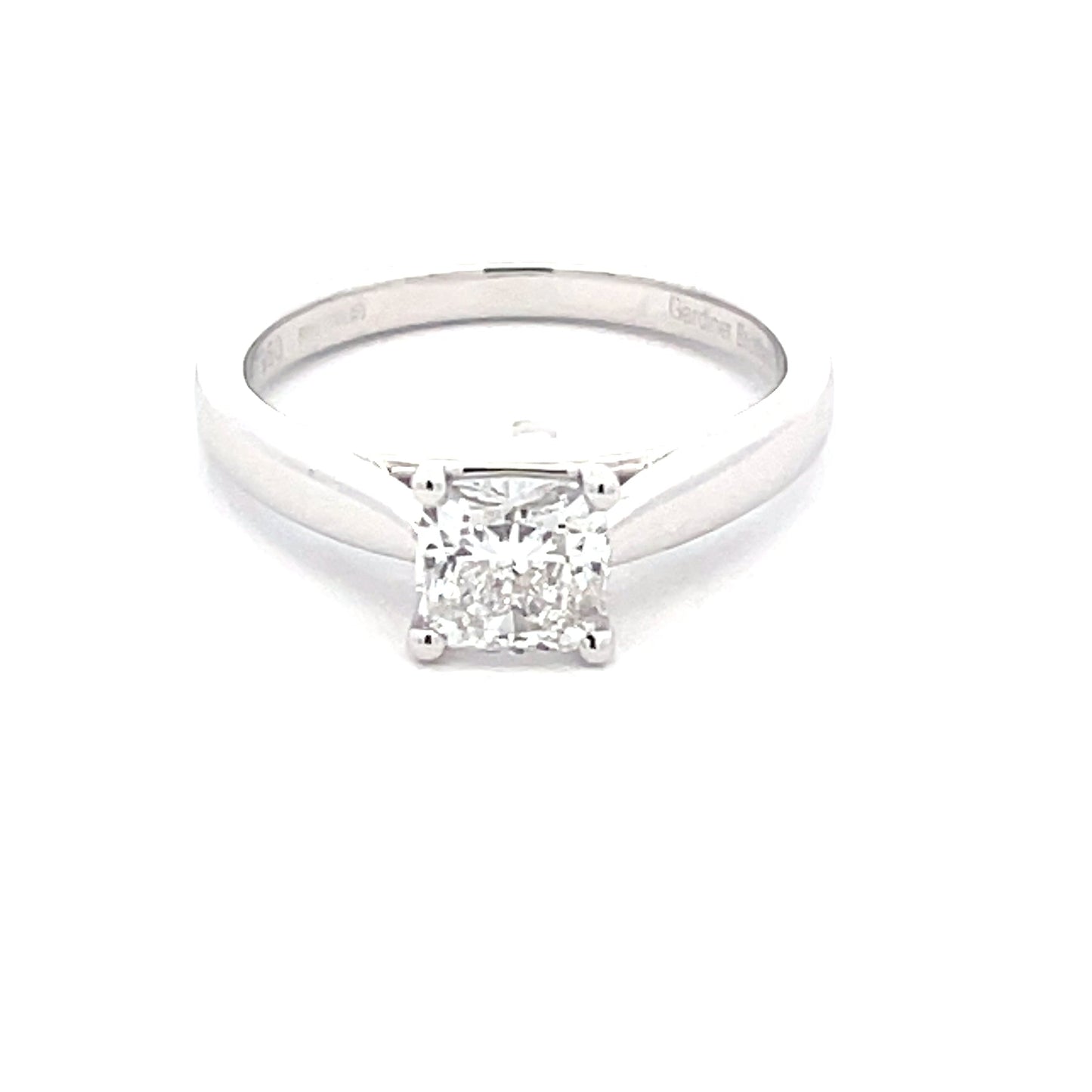 Cushion Shaped Diamond Solitaire Ring - 1.01cts Gardiner Brothers