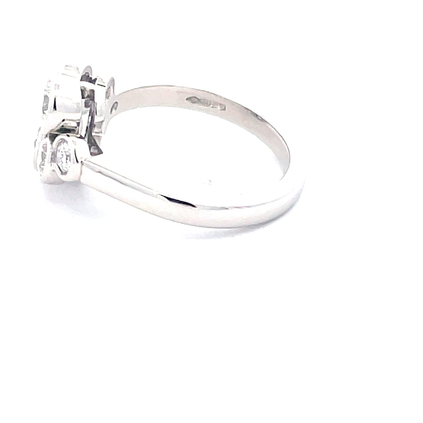 Round Brilliant Cut Diamond Bubble Style Ring - 1.35cts Gardiner Brothers