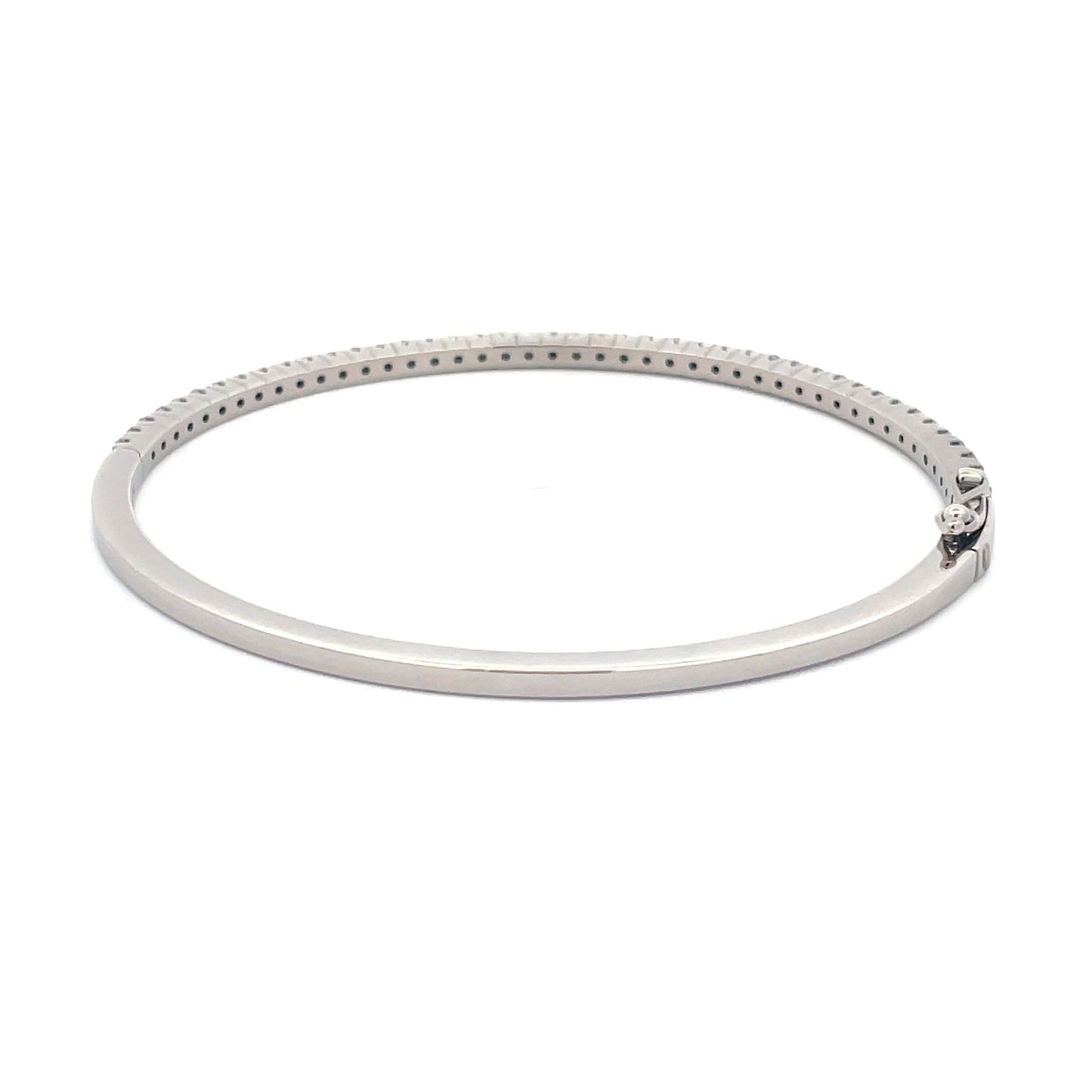 Round Brilliant Cut Diamond Bangle Gardiner Brothers