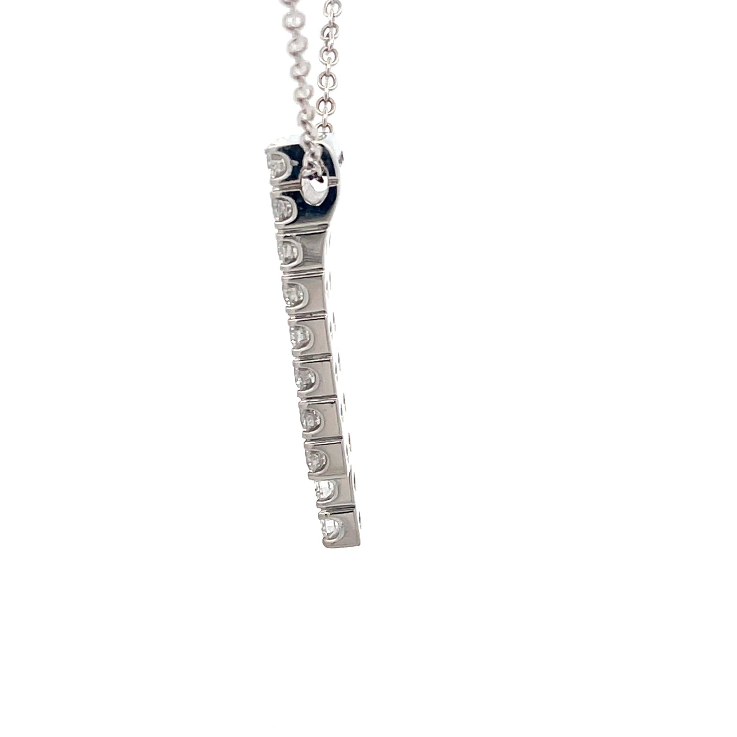 Round Brilliant Cut Diamond, Double stick pendant Gardiner Brothers