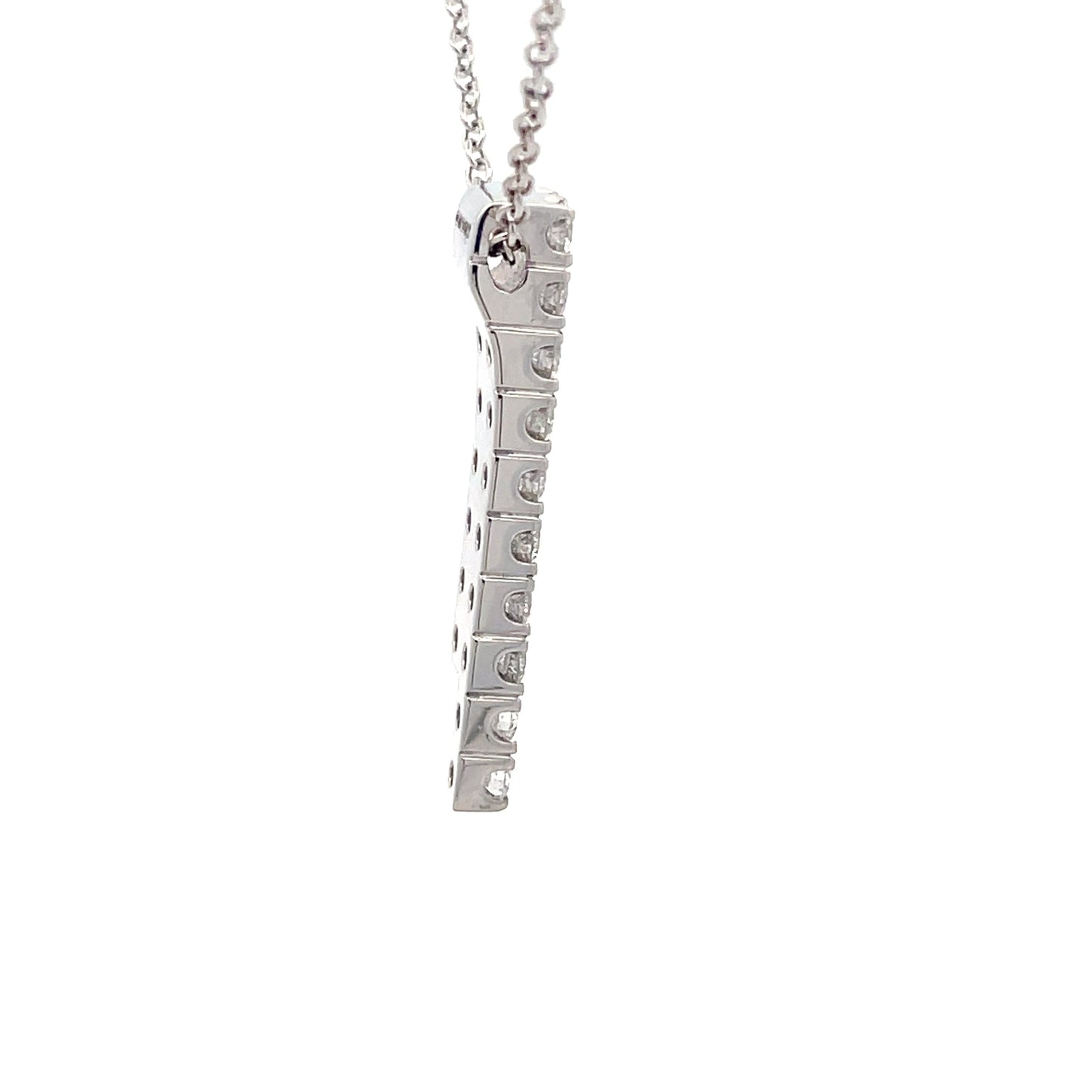 Round Brilliant Cut Diamond, Double stick pendant Gardiner Brothers