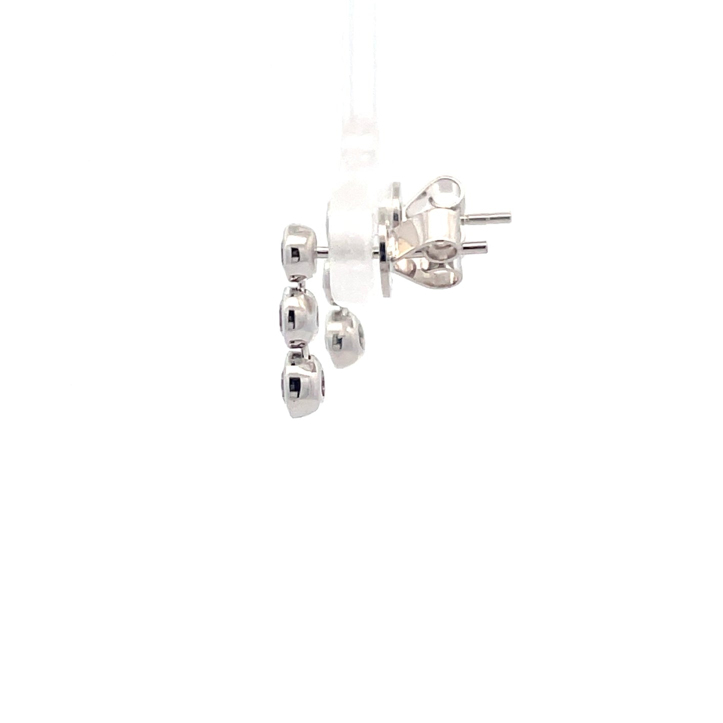 Round Brilliant Cut Diamond Drop Style Earrings Gardiner Brothers