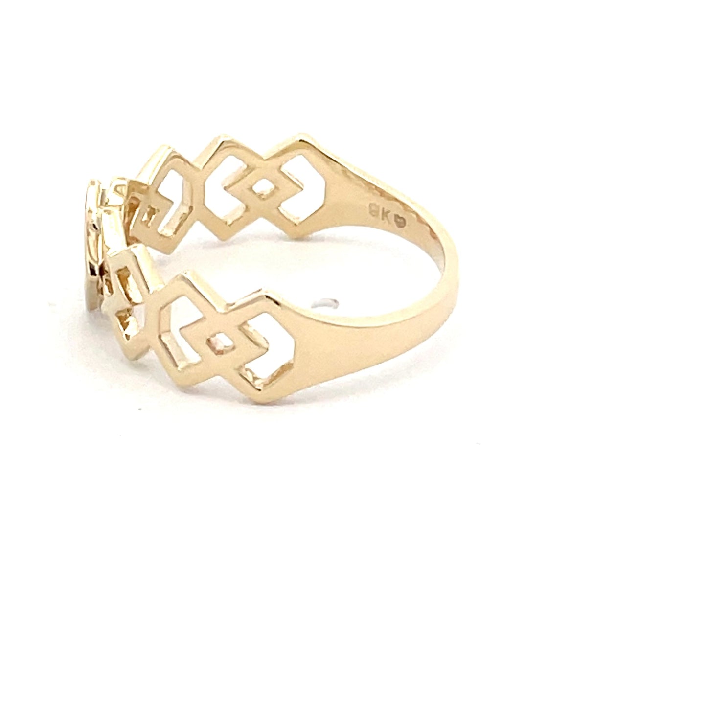 Yellow Gold Squares Dress Ring Gardiner Brothers