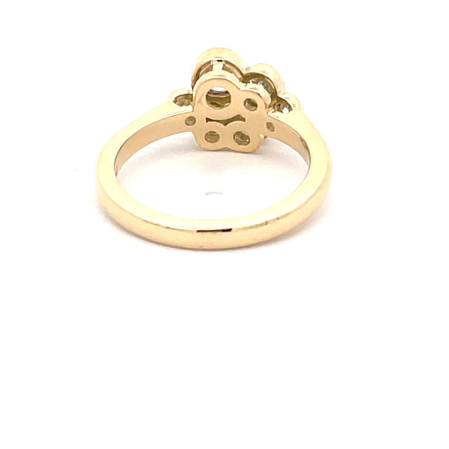 Round Brilliant Cut Diamond Bubble Style Ring - 0.87cts Gardiner Brothers