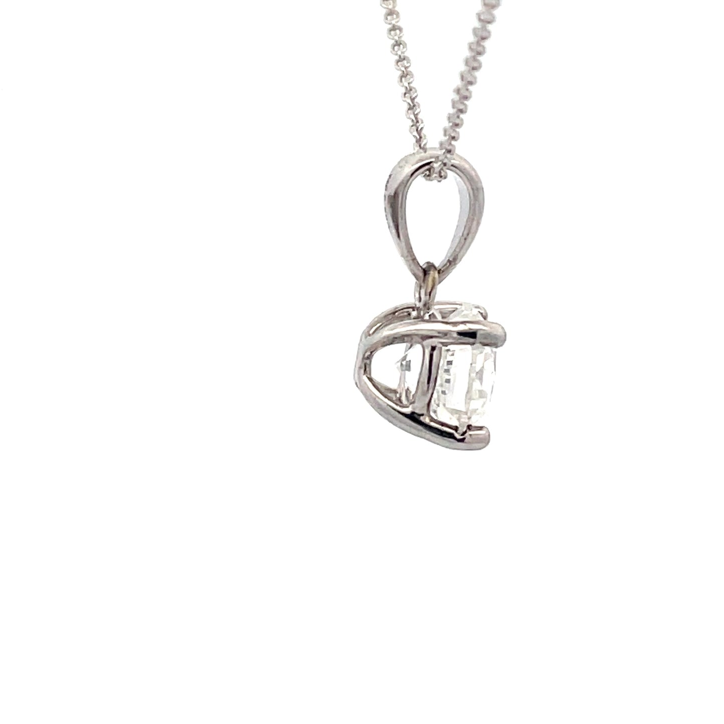 Round Brilliant Cut Diamond Solitaire Pendant - 1.50cts Gardiner Brothers