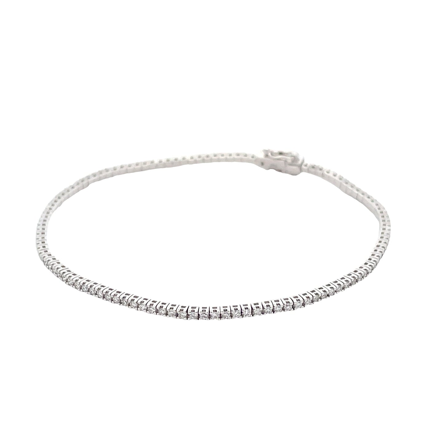 Round brilliant Cut Diamond Tennis Bracelet - 1.00cts Gardiner Brothers