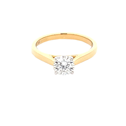 Aurora Cut Diamond Solitaire Ring - 0.70cts  Gardiner Brothers