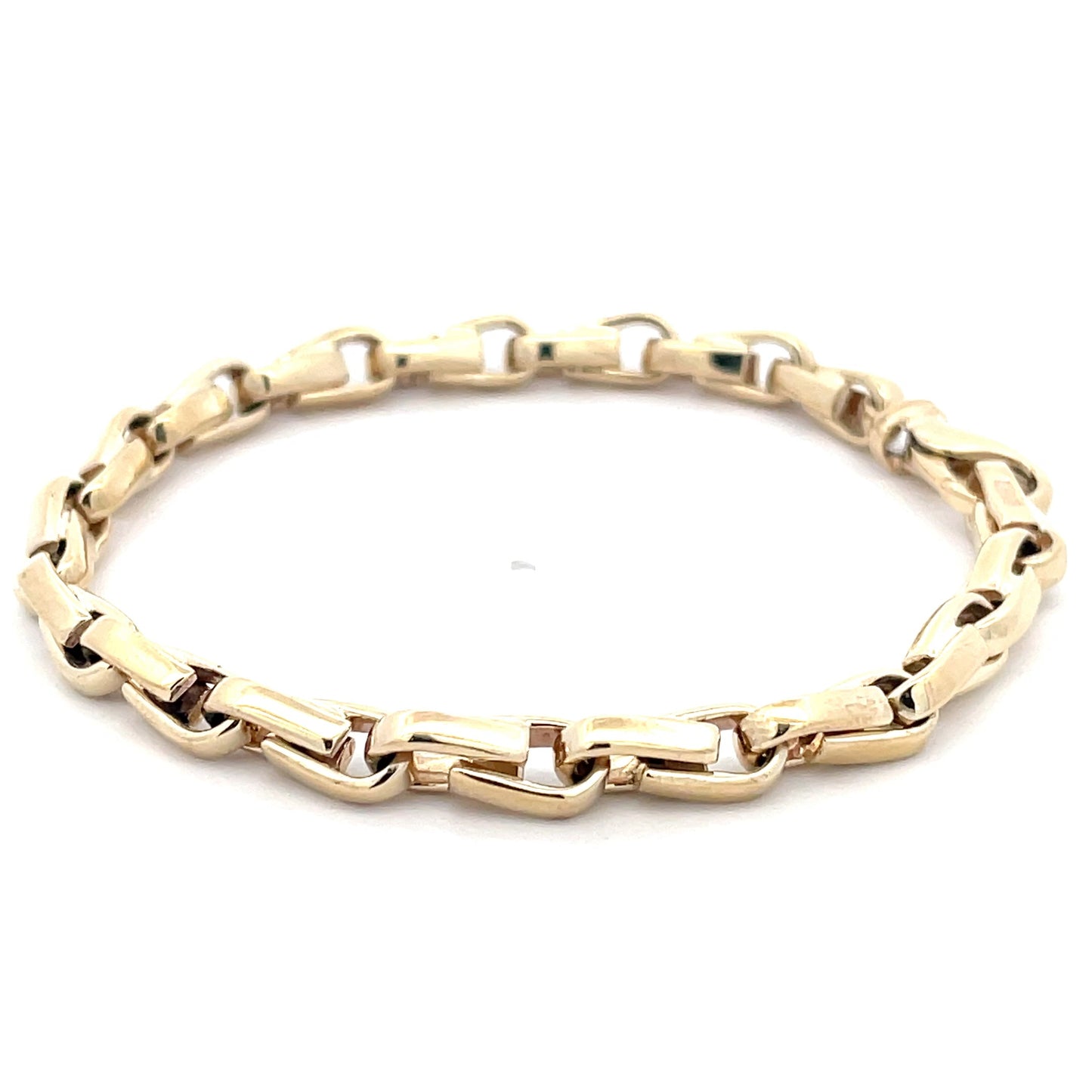 Yellow Gold Interlocking Link Bracelet Gardiner Brothers