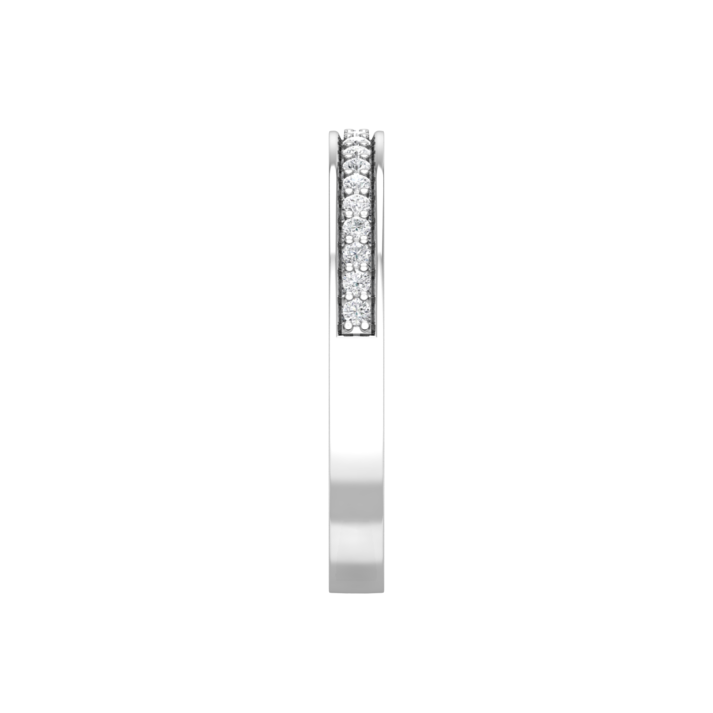 Diamond Set Pavé Style Wedding Band  Gardiner Brothers