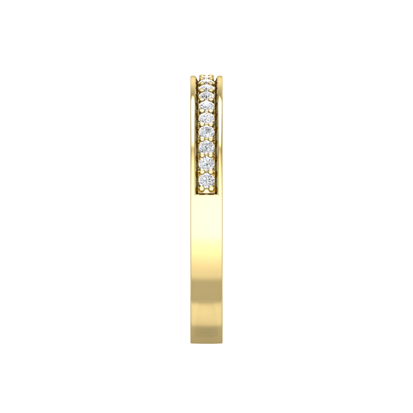 Diamond Set Pavé Style Wedding Band  Gardiner Brothers