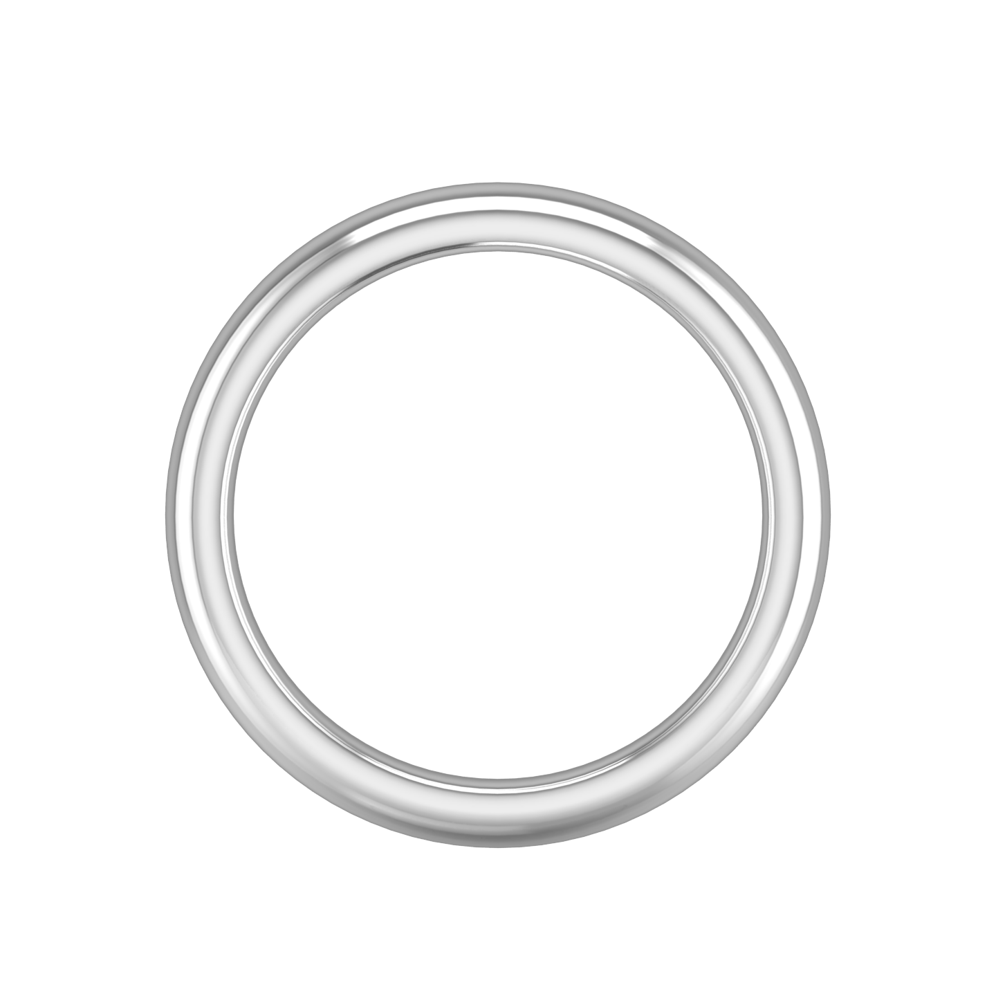 Plain Wedding Band in a Light Court Profile Gardiner Brothers