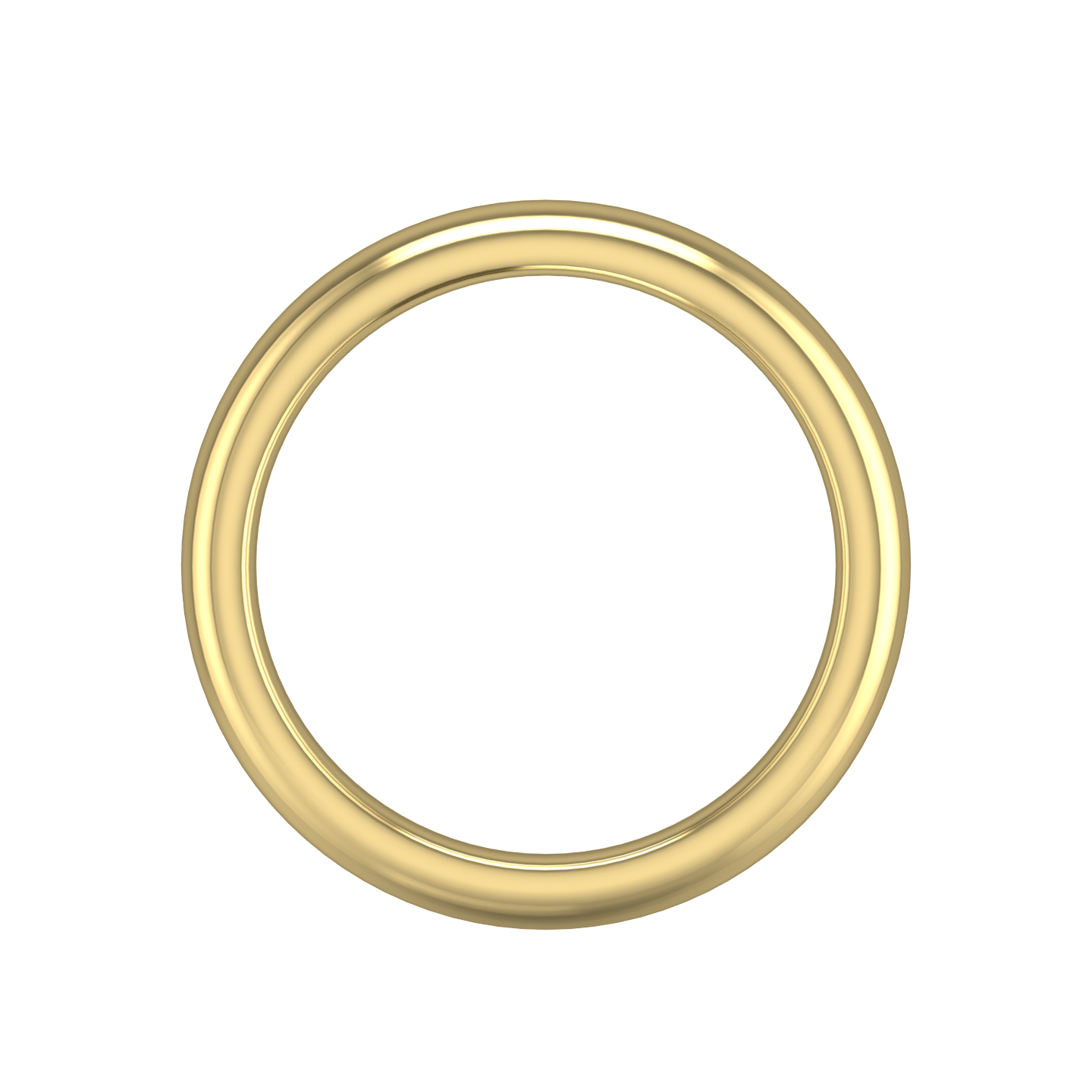 Plain Wedding Band in a Light Court Profile  Gardiner Brothers