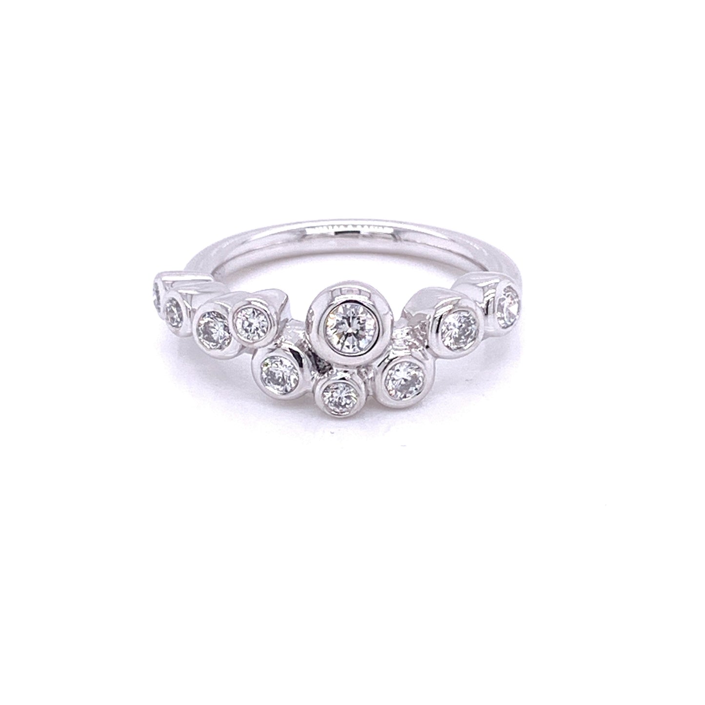 Diamond Bubble Style Ring Gardiner Brothers