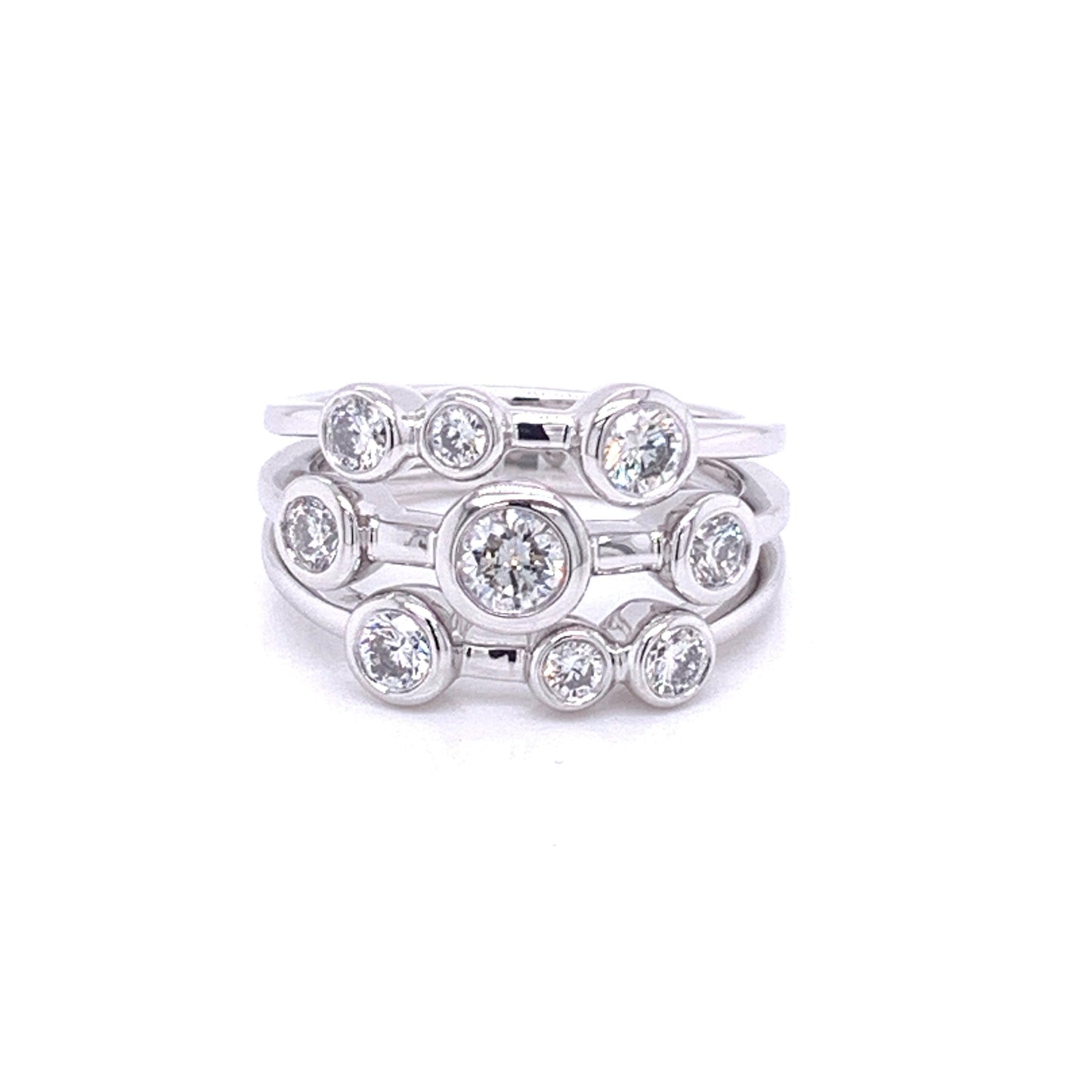 Diamond Bubble Style Ring Gardiner Brothers