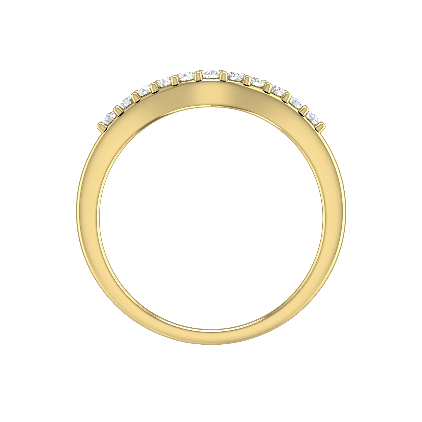 Bow Shaped Diamond Set Wedding Band Gardiner Brothers