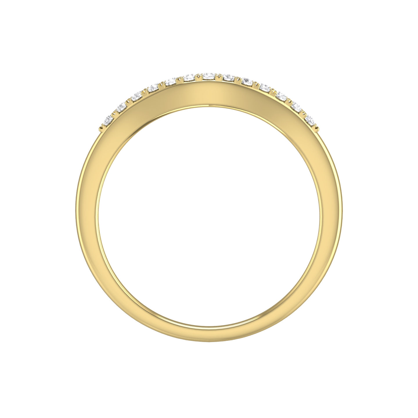 Double Row Bow Shaped Wedding Band Gardiner Brothers