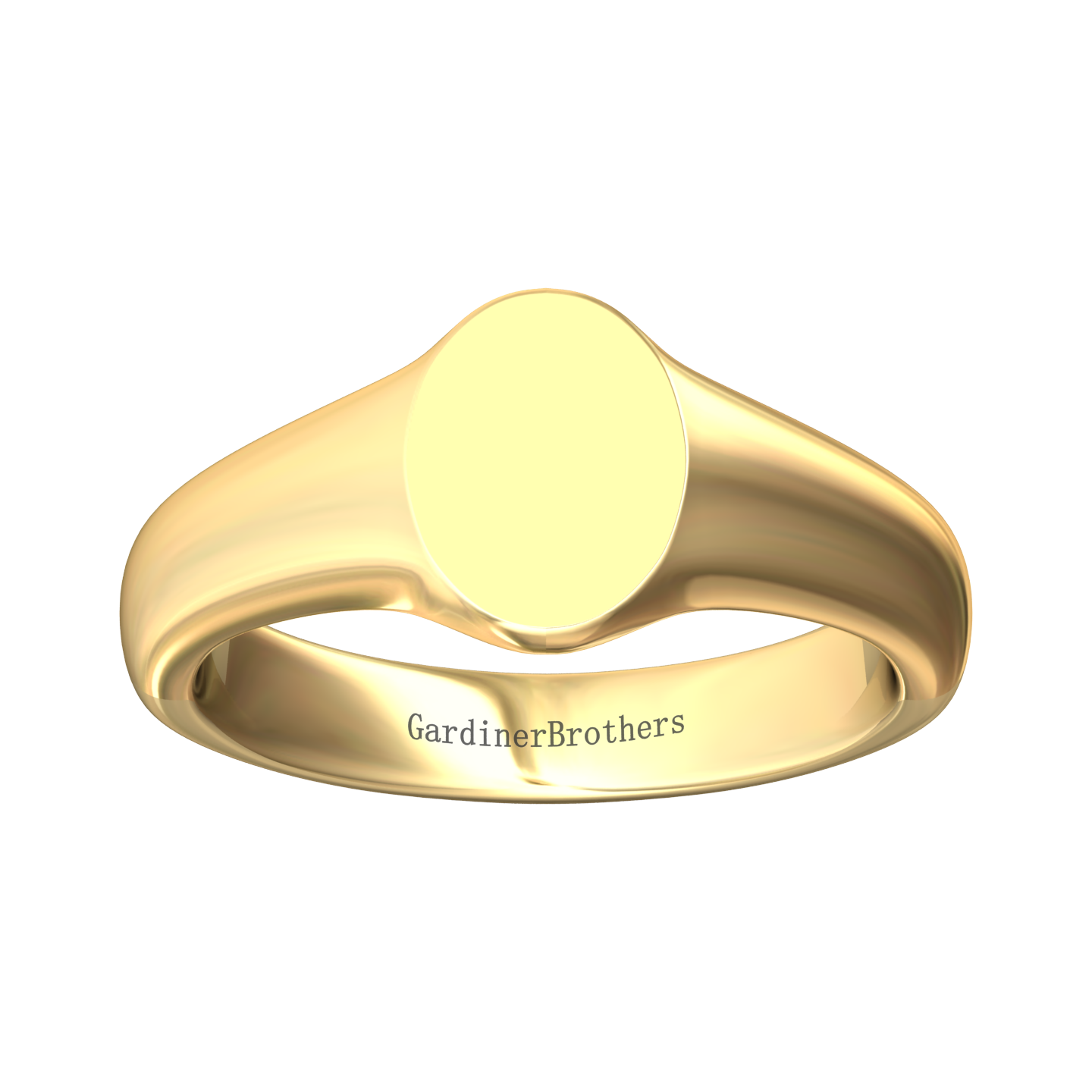 Oval Signet Ring 9x7mm Gardiner Brothers