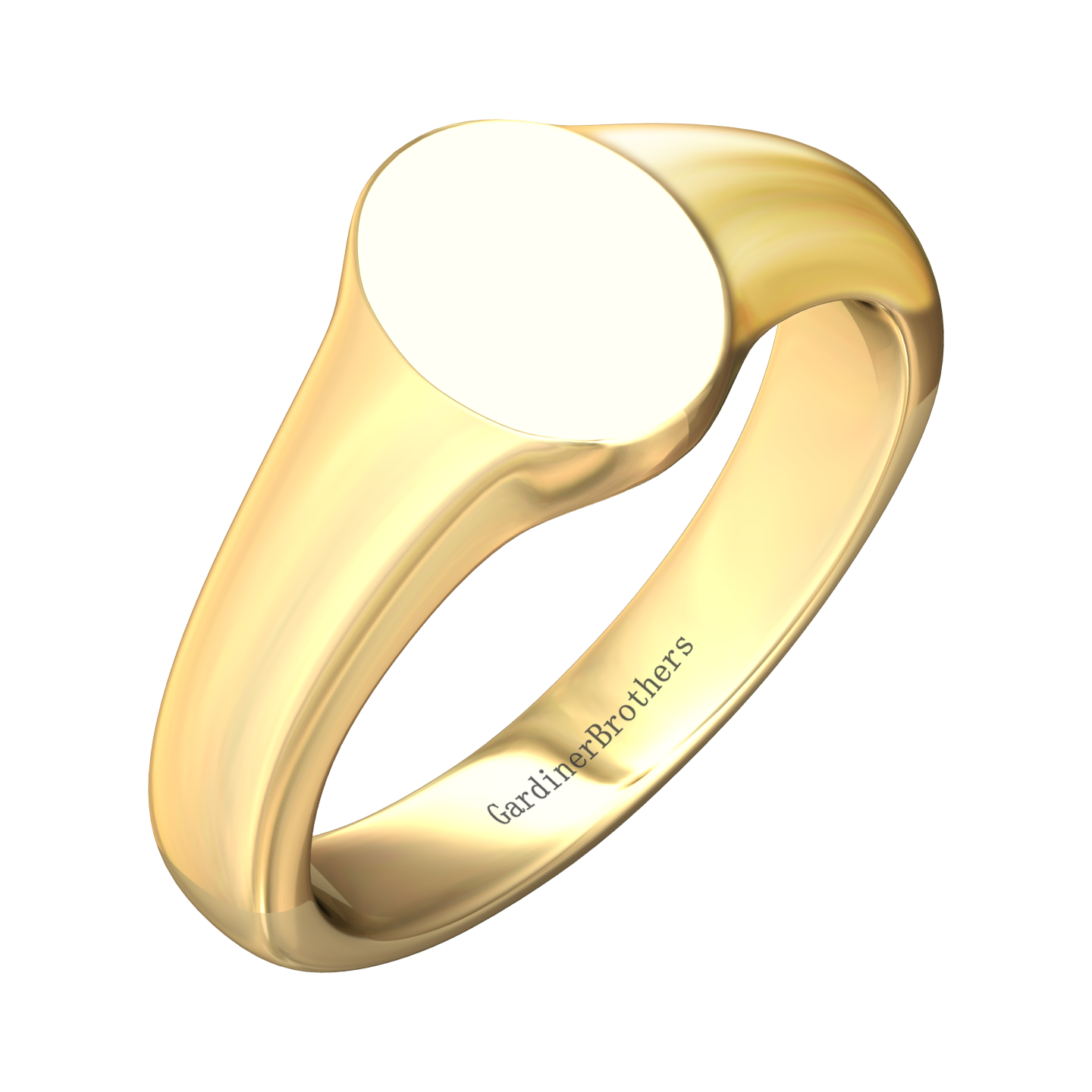 Oval Signet Ring 9x7mm Gardiner Brothers