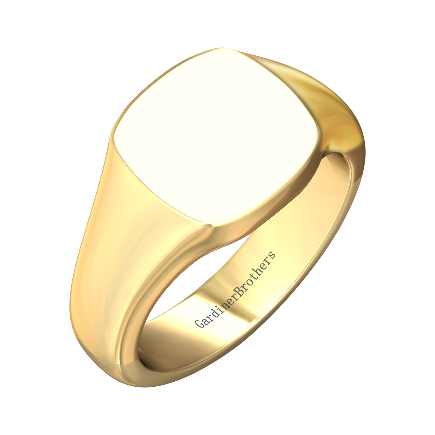Cushion Signet Ring 11x11mm Gardiner Brothers